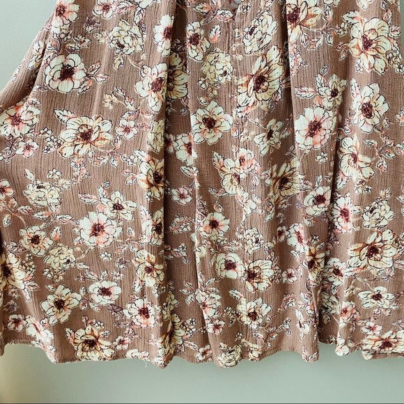 Gypsies & Moondust Floral Blush Pink Tank Top Pink Sz Medium - Picture 6 of 10